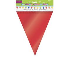 Unique Party - 90303 - Guirlande Fanions - 10 m - Multicolore