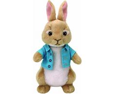 Ty United Labels Iberica 42278TY Peluche Queue-de-Coton du Dessin animé Pierre Lapin Vert