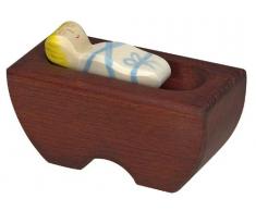 Holztiger - 2041167 - Figurine - Enfant Jésus 2 Dans Un Berceau