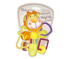 Adora 3830047238664 Jouet Peluche, Hochet bébé Petit Lion, 19 cm, Vert/Orange