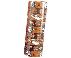 Cesar - H255-001 - Décoration de Fête - 4 Rouleaux Serpentins Larges Halloween - 4 m