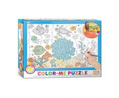 Eurographics 6111–2 270,8 cm Colour-me Aquarium Puzzle (Lot de 100)
