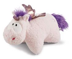 Nici 42336 Theodor and Friends Coussin peluche Licorne Cloud Dreamer, rose pâle, 40 x 30 cm