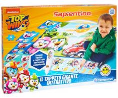 Clementoni- Sapientino géant interactif -Top Wings, Tapis Puzzle, Multicolore, 16232