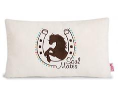 NICI 41388 Soulmates Coussin rectangulaire 43 x 25 cm