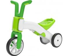 Chillafish Bunzi Tricycle, Draisienne et Vélo Sans Pédale 2 en 1, vert blanc
