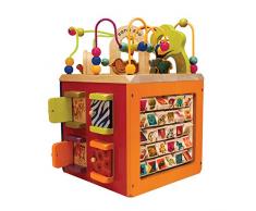 B. toys – Cube d’activité Zany Zoo – Centre d’activité ludique - Jouet d’éveil et de développement en bois – Pour enfants de 12 mois et plus