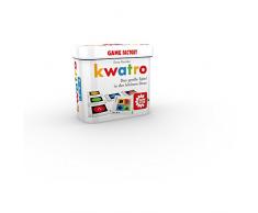 Kwatro Mini Jeu de Cartes en métal Pratique pour Enfants et Adultes, Jeu de Voyage