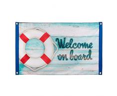 Boland BOL44382 Drapeau Thème Marine 90 x 150 cm