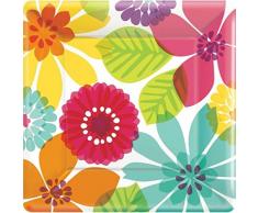Amscan 599580 25 cm carré Paradis Papier Assiettes
