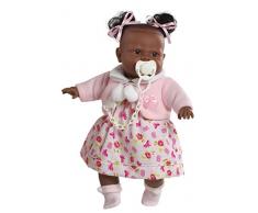 Munecas Berbesa - 4352 - Poupon - Alicia - Noir - 38 Cm