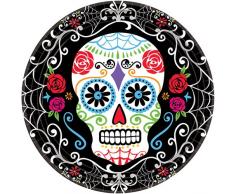 Amscan International 741519 17 cm Papier Assiettes Jour des Morts