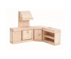 Plan Toys Meuble de Maison de poupée Cuisine Classiques