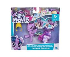 My Little Pony : Le Film – Pays de Mer & Pony Mode Passe – Princesse Twilight Sparkle – Figurine de Jeu avec Outfit Transformables
