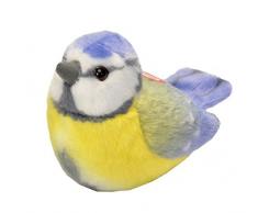 Wild Republic - 19483 - Oiseau en Peluche avec Ramage Original - Mésange bleue