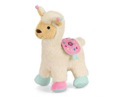 Sterntaler Doudou Lama Lotte, Hochet intégré, Âge : Dès la naissance, 22 cm, Blanc/Rose