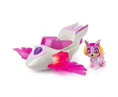 Paw Patrol - 6054197 - Jeu enfant - Véhicule + Figurine Mighty Pups Stella - La Pat Patrouille