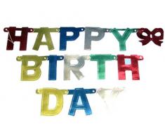 Amscan - 1722 - Guirlande Happy Birthday - 150 X 11 cm