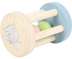 small foot 10518 Hochet „Lotta“ en bois, avec 2 boules qui claquent, résistant à la salive et sans danger pour les bébés