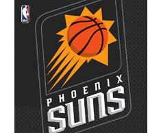 NBA Phoenix Suns 7AM5136291 Serviette de Table 33 x 33 cm (Total 16 pièces), Multicolore