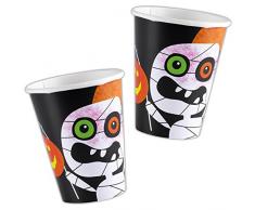amscan - 998386 - 8 Gobelets Friendly Mummy Halloween - 266 ML