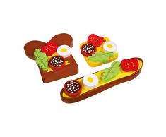 small foot design - 1147 - Jeu Dimitation - Cuisine - Snacks Aimantés