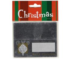 Givi‿Italia 45472 Cartes de table Motif boules de Noël Multicolore