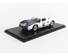 Spark- Voiture Miniature de Collection, S5189, Bleu/Blanc