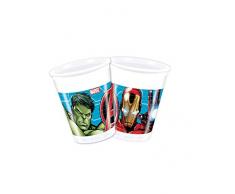 Procos 5PR87964 Avengers Mighty Verre en plastique Multicolore 200 ml