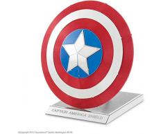 Metal Earth - 5061321 - Maquette 3D - Avengers - Bouclier Du Capitaine Amérique - 5,8 x 3,5 x 5,3 cm - 2 pièces
