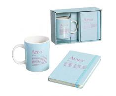 DCASA - Set Cadeau Tasse avec carnet Amor Sets de matériel Scolaire (1)