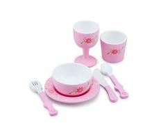 New Classic Toys - 11066 - Jeu Dimitation - Cuisine - Service Diner - Rose