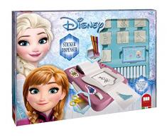Multiprint- Coffret Sticker Machine avec 7 tampons LA Reine des NEIGES, 8883, Multi-Coloured