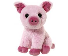 Heunec- Mini-MI Schwein Animal en Peluche, 273979, Rose Bonbon