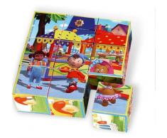 Vilac - Jouets en Bois - Coffret 9 Cubes Oui Oui