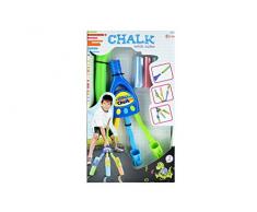 Toi-Toys- Craie de Trottoir Râteau Figurine, 61051A, Multicolore
