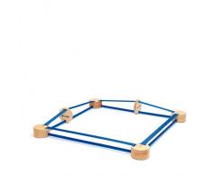 Erzi 135.5 x 135.5 x 20.8 cm Trail Slackspot Allemand Jouet en Bois