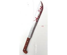 The Rubber Plantation TM 619219296090 Machete réaliste en Mousse PU pour déguisement Halloween Accessoire de décoration darme dhorreur Taille Unique
