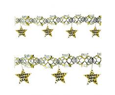 Widmann Guirlande avec inscriptions « Happy new year »