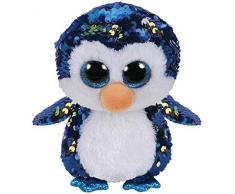 Ty - TY36264 - Flippables - Peluche à sequins Payton le Pingouin 15 cm