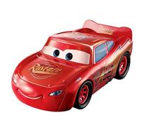 Disney Pixar Cars Coffret Voiture Flash McQueen Grande Echelle, transformable en piste de course, jouet pour enfant, FCW04