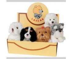 LASCAR - A1200787 - Peluches - Peluche chien assis 14cm - Modèle aléatoire