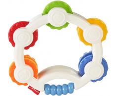 Fisher-Price Mon Premier Tambourin, jouet bébé avec miroir et pièces colorées, 3 mois et plus, BLT37