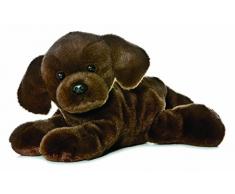 Aurora World Mini-Peluche Lil Lucky Labrador Chocolat Jouet en Peluche (Marron)