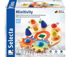 Selecta 62036 Minitivity Jouet à Moteur en Bois 14 cm