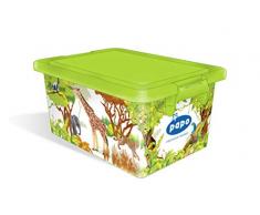 Papo- Boîte de Rangement, 07810, Vert