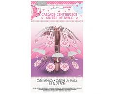 Unique Party - 41677 - Décoration de Table pour Baby Shower Éléphant Rose