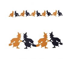 Widmann Generique - Guirlande sorcière 3 m Halloween