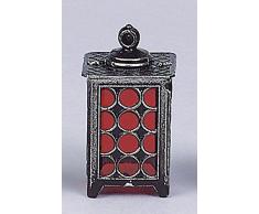 Rulke Rulke020602 en étain/Rouge Crèche de Noël Lanterne