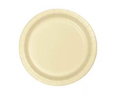 Creative Convertting 8C47161B Ivory Assiette 23 cm Multicolore